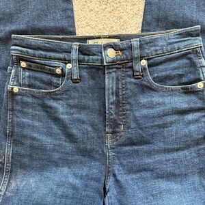 Madewell Perfect Vintage Jean 24 Dark Wash High Rise Straight